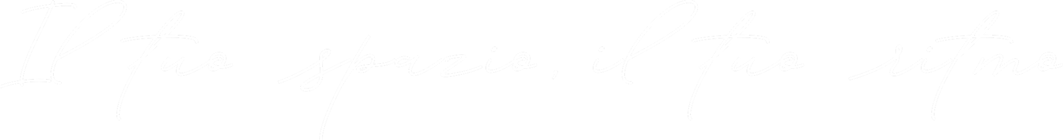 Il tuo spazio, il tuo ritmo.