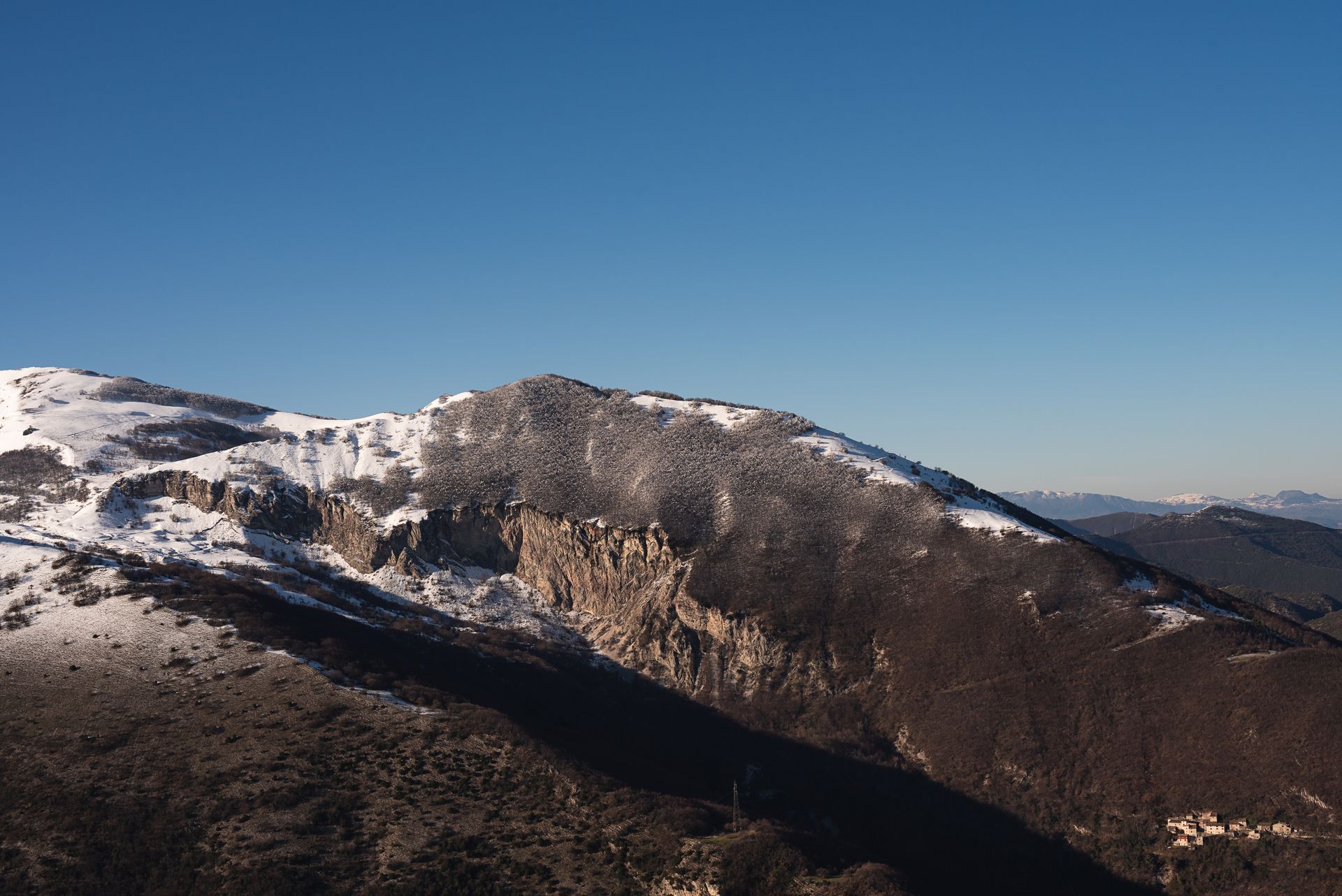 Paesaggio montano dell'Abruzzo