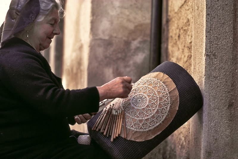 Artigianato del tombolo nell'Alto Sangro